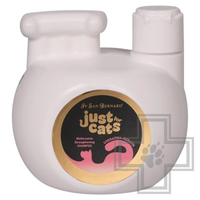 ISB Just for cats Keratin Восстанавливающий шампунь для любого типа шерсти для кошек