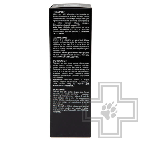 ISB Black Passion 01 Шампунь питательный с аргановым маслом ISB Black Passion 01 Шампунь питательный с аргановым маслом