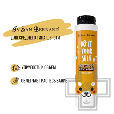 ISB DO IT YOURSELF Шампунь для животных со средней шерстью