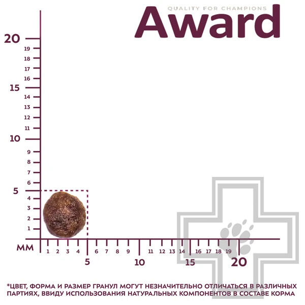AWARD Healthy growth Корм для котят от 1 месяца, беременных и кормящих кошек, с индейкой и курицей