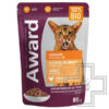 AWARD Urinary Пресервы для взрослых кошек для профилактики МКБ, кусочки курицы в соусе