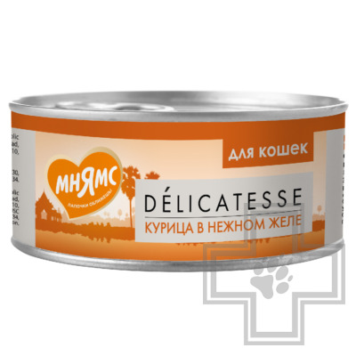 Мнямс Деликатес Консервы для кошек, с курицей в желе