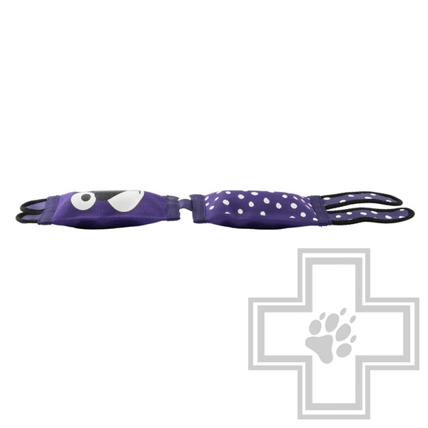 Mr.Kranch Игрушка из пожарного шланга "Медвежонок" для собак, фиолетовая