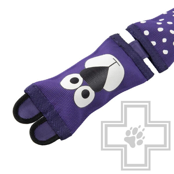 Mr.Kranch Игрушка из пожарного шланга "Медвежонок" для собак, фиолетовая Mr.Kranch Игрушка из пожарного шланга "Медвежонок" для собак, фиолетовая