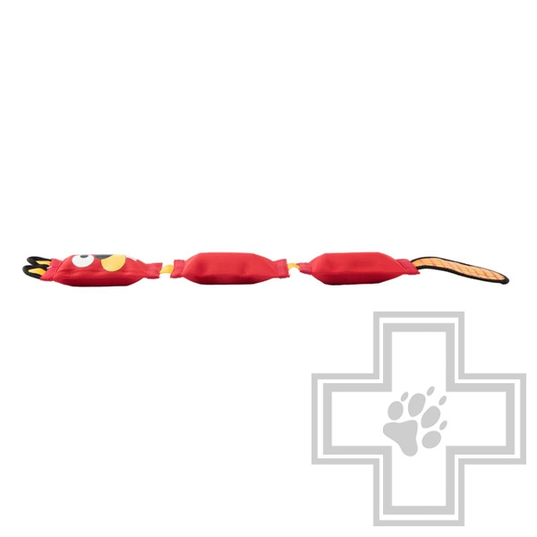 Mr.Kranch Игрушка из пожарного шланга "Бобер" для собак, красная