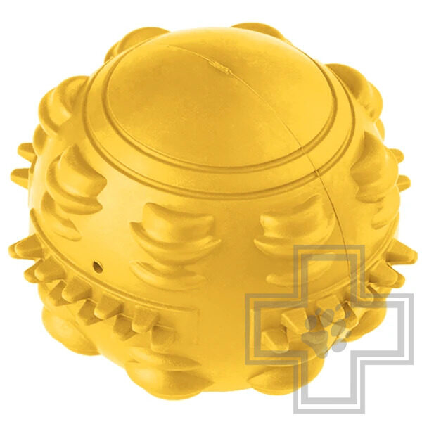 Mr.Kranch Мяч с ароматом сливок для собак, желтый Mr.Kranch Мяч с ароматом сливок для собак, желтый