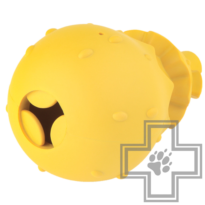 Mr.Kranch Игрушка с ароматом сливок для собак, желтая Mr.Kranch Игрушка с ароматом сливок для собак, желтая