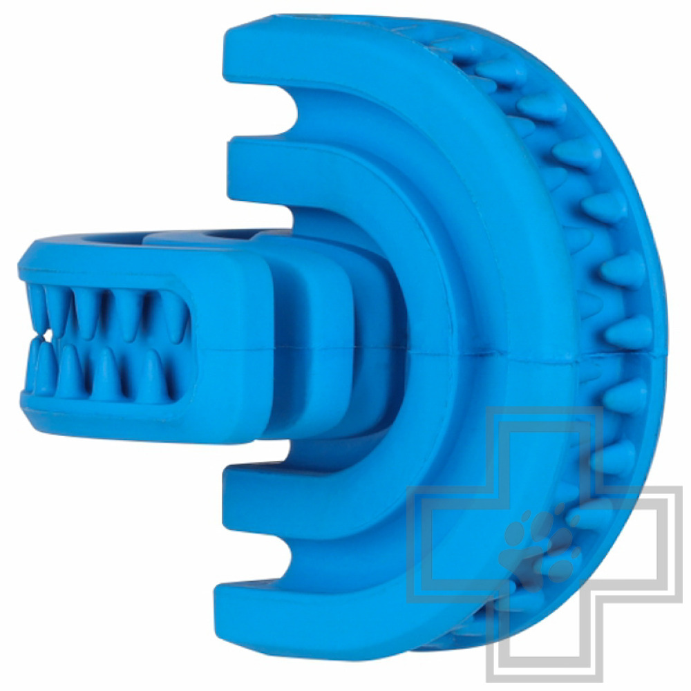 Mr.Kranch Игрушка-головоломка дентальная для собак с ароматом курицы, синяя