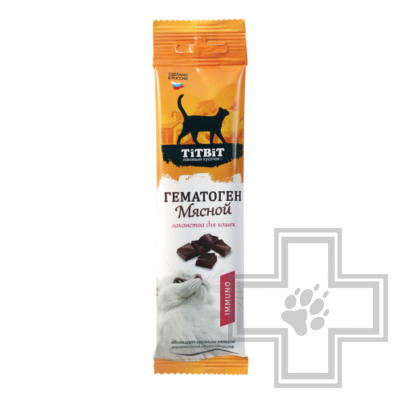 TiTBiT Гематоген мясной immuno для кошек