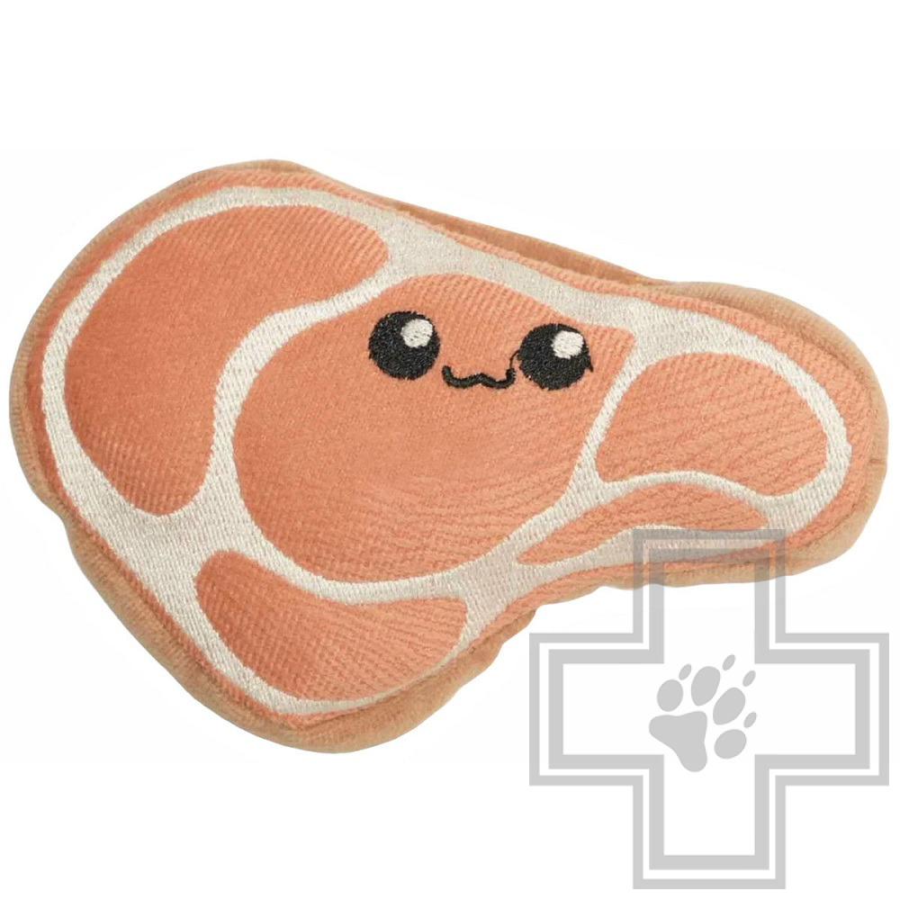 Mr.Kranch Игрушка плюшевая "Стейк" для собак мелких и миниатюрных пород