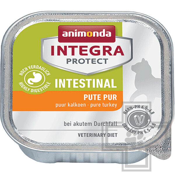 Integra Protect Intestinal Консервы-диета для взрослых кошек при заболеваниях ЖКТ, с индейкой