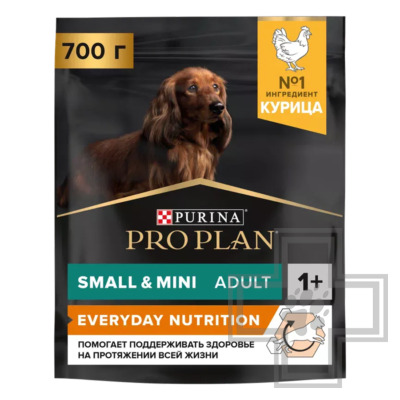 Pro Plan Everyday Nutrition Small & Mini Adult Корм для взрослых собак мелких пород, с курицей