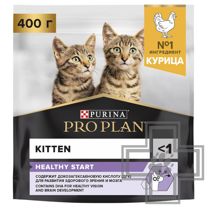 Pro Plan Healthy Start Kitten Корм для котят, беременных и кормящих кошек, с курицей