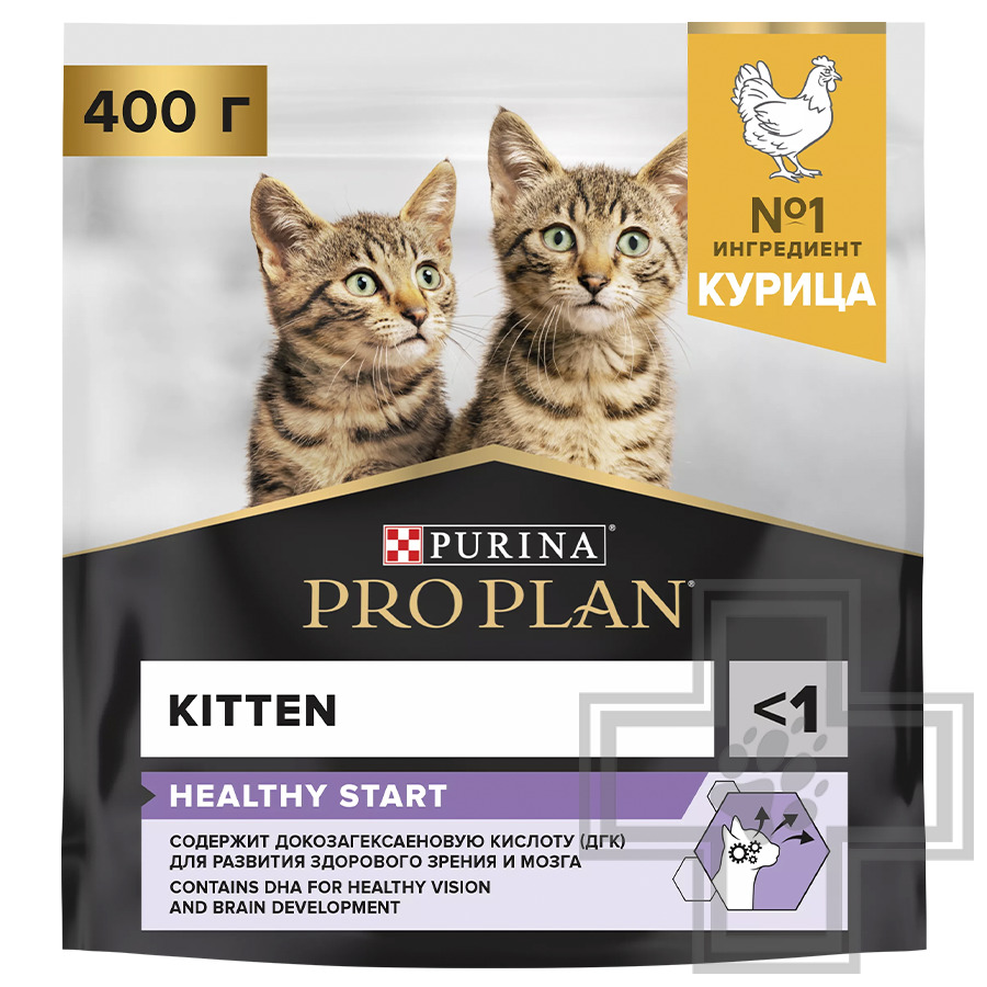 Pro Plan Healthy Start Kitten Корм для котят, беременных и кормящих кошек, с курицей
