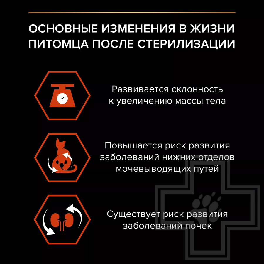 Pro Plan Vital Functions Sterilised Adult Корм для взрослых стерилизованных кошек, с лососем