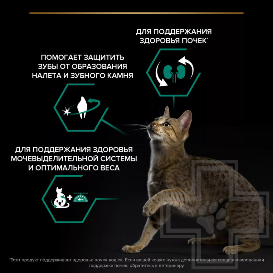 Pro Plan Renal Plus Sterilised Adult Корм для стерилизованных кошек для поддержки почек, с индейкой
