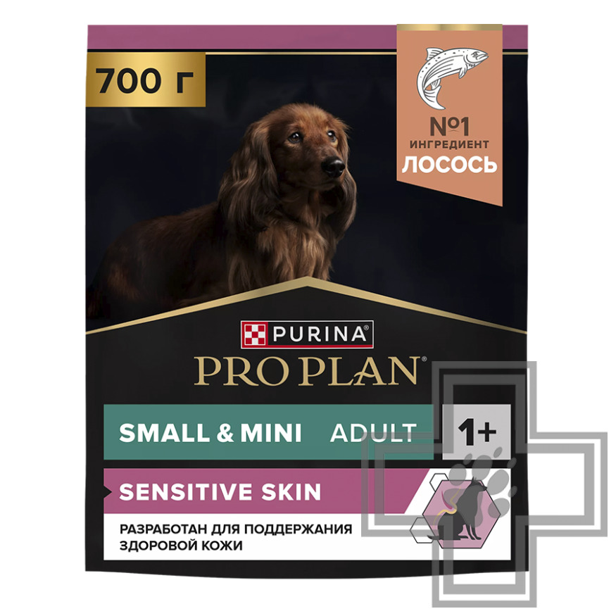 Pro Plan Sensitive Skin Small & Mini Adult Корм для взрослых собак мелких пород, с лососем