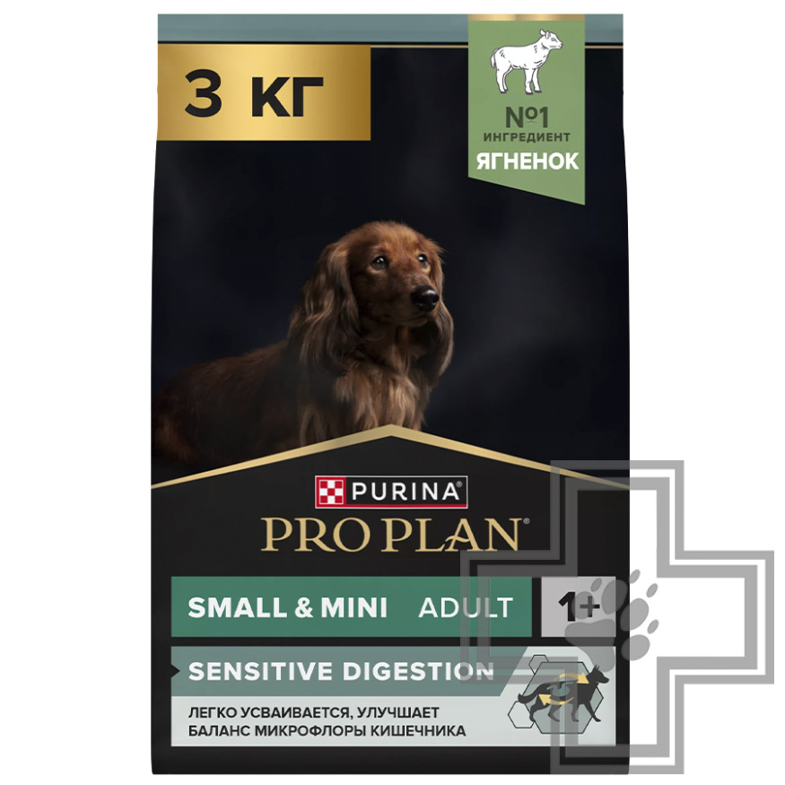 Pro Plan Sensitive Digestion Small & Mini Adult Корм для взрослых собак мелких пород, с ягненком