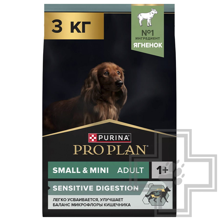 Pro Plan Sensitive Digestion Small & Mini Adult Корм для взрослых собак мелких пород, с ягненком