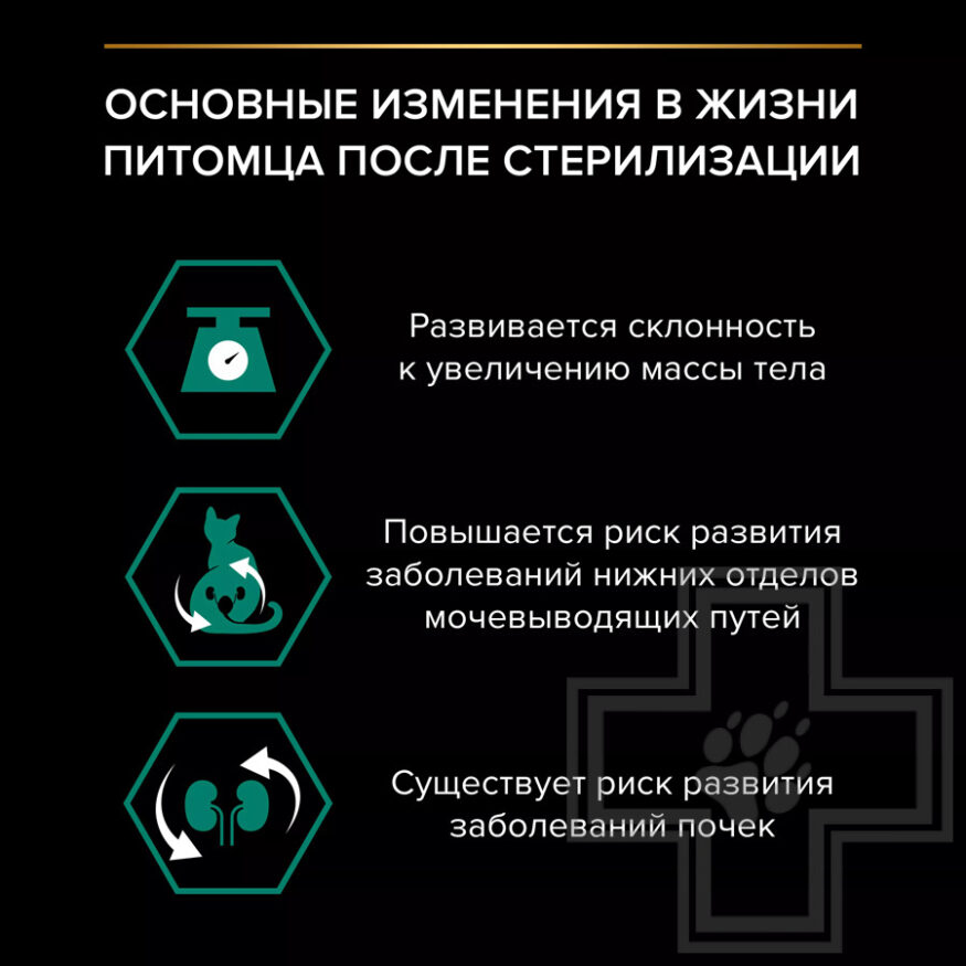 Pro Plan Renal Plus Sterilised Adult Корм для стерилизованных кошек для поддержки почек, с лососем