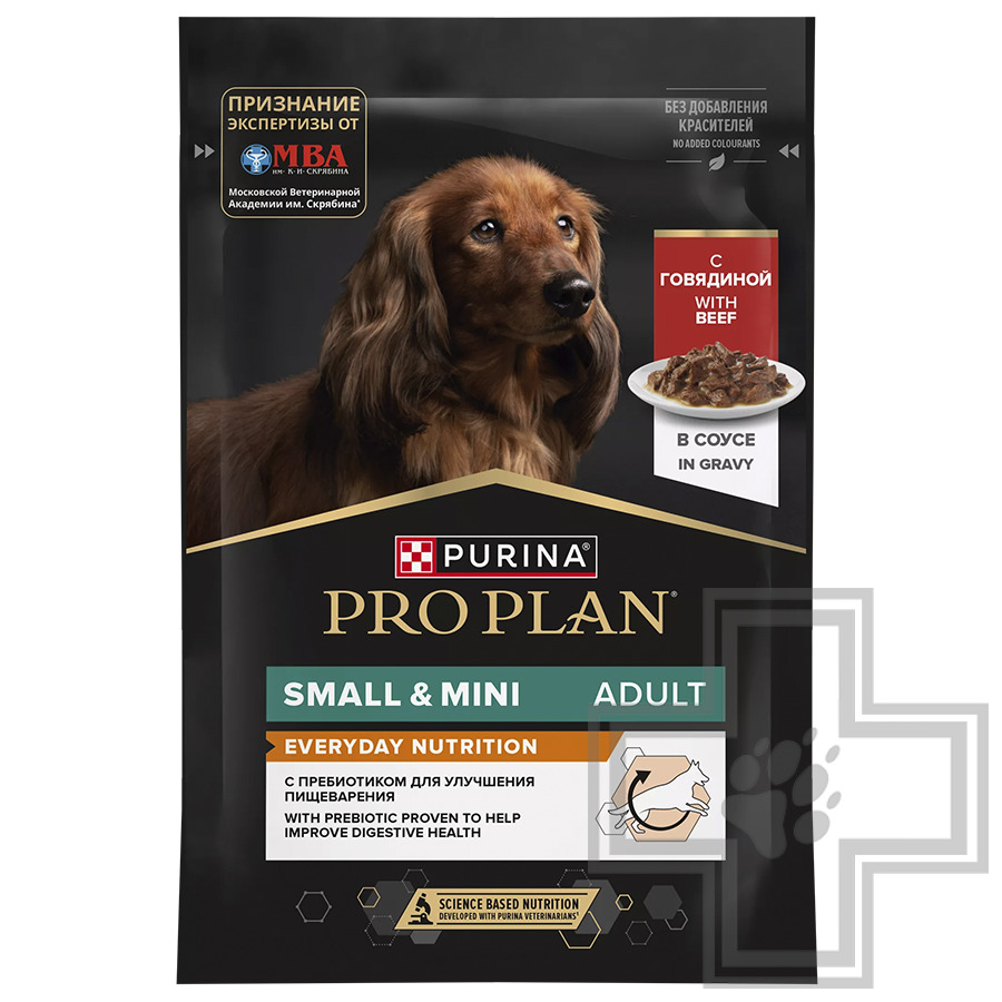 Pro Plan Everyday Nutrition Пресервы для взрослых собак мелких пород, с говядиной