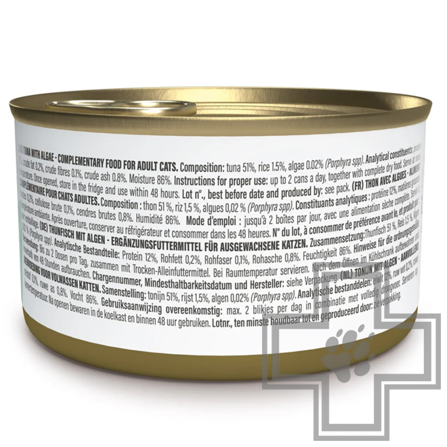 Schesir Complements Консервы для взрослых кошек, с тунцом и водорослями в желе Schesir Complements Консервы для взрослых кошек, с тунцом и водорослями в желе