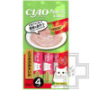 INABA CIAO Churu Лакомство-пюре для кошек, с курицей и кальмаром
