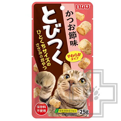 INABA TOBITSUKU Лакомство для кошек, со вкусом кацуобуси