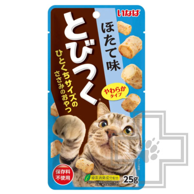INABA TOBITSUKU Лакомство для кошек, со вкусом морского гребешка