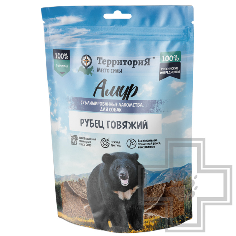 ТерриториЯ Лакомство сублимированное "Амур рубец говяжий" для собак
