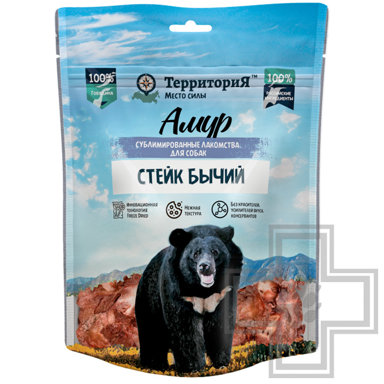 ТерриториЯ Лакомство сублимированное "Амур стейк бычий" для собак