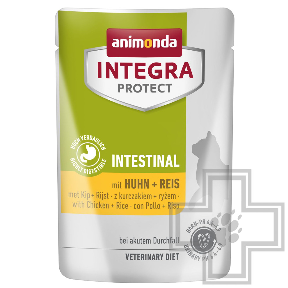 Integra Protect Intestinal Пресервы-диета для кошек при заболеваниях ЖКТ, с курицей и рисом