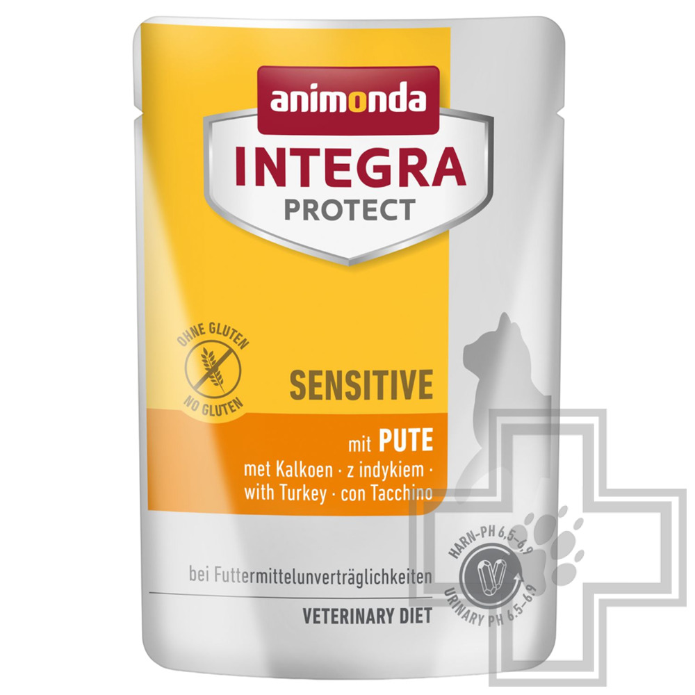 Integra Protect Sensitive Пресервы-диета для кошек с пищевой аллергией, с индейкой
