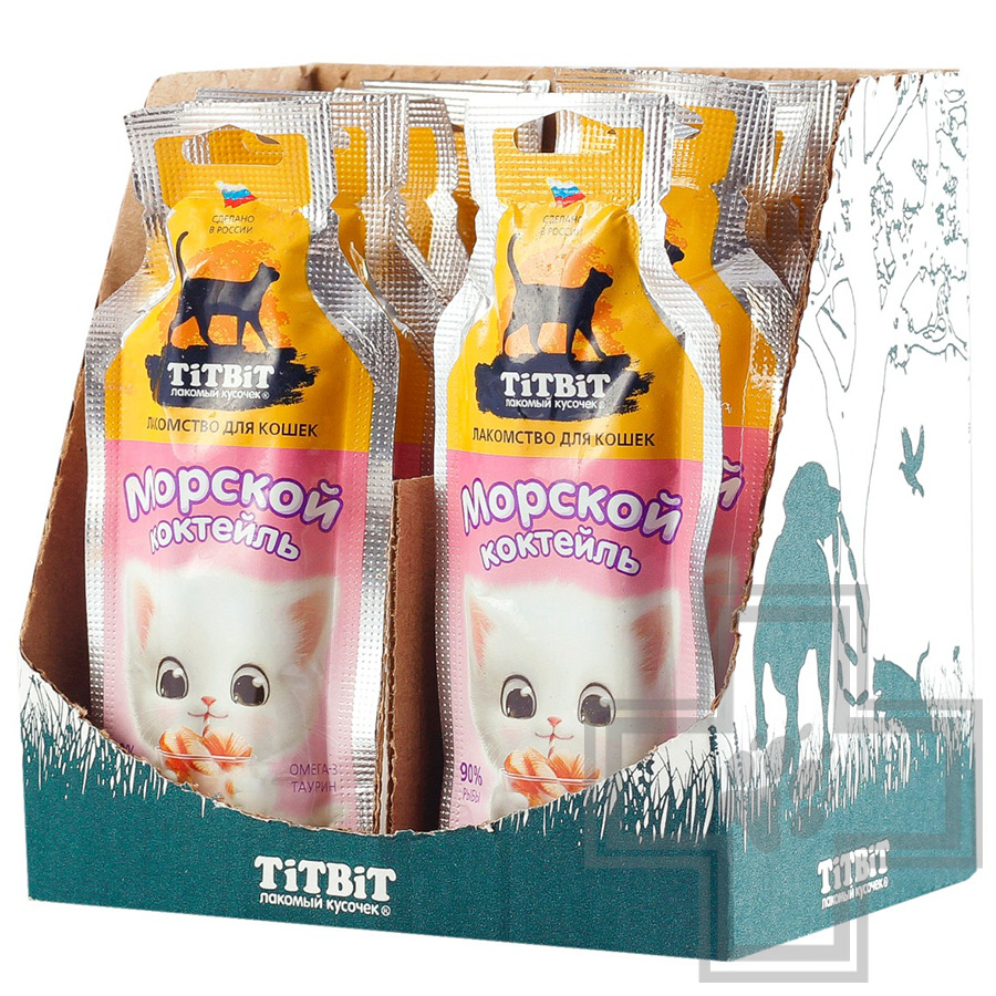 TiTBiT Лакомство "Морской коктейль" для кошек