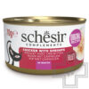 Schesir Complements Консервы для взрослых кошек, с курицей и креветками в бульоне