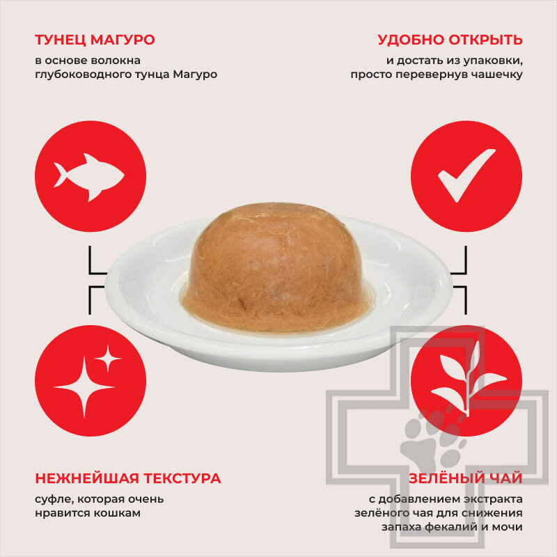 INABA CIAO Pon Churu Лакомство для кошек, с тунцом Магуро