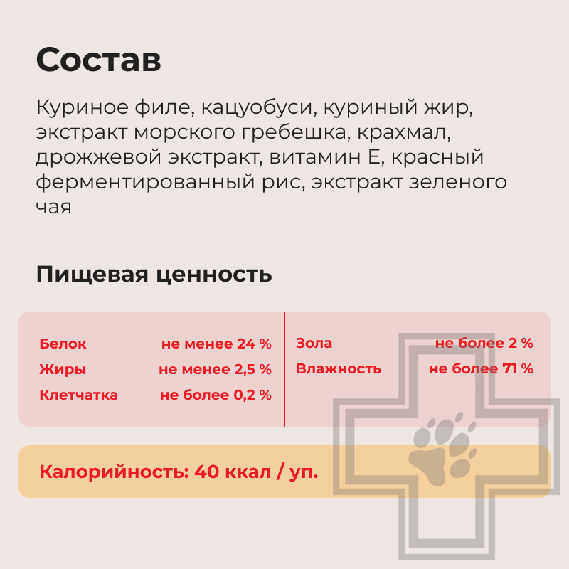 INABA TOBITSUKU Лакомство для кошек, со вкусом морского гребешка