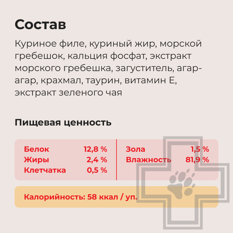 INABA CIAO Консервы для кошек, с куриным филе и морским гребешком