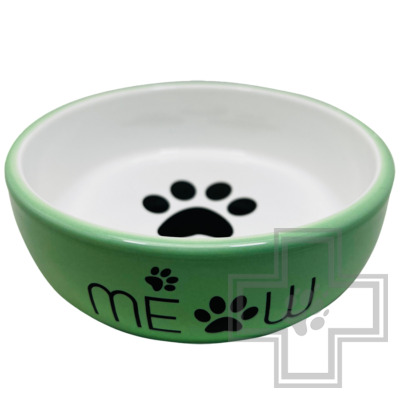 №1 Миска керамическая "Лапка кошки"