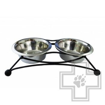 Уют Подставка с металлическими мисками