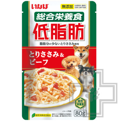 INABA Teishibo Пресервы для собак, с куриным филе и говядиной