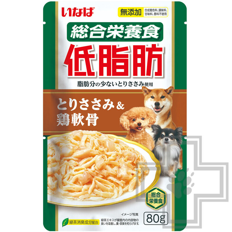 INABA Teishibo Пресервы для собак, с куриным филе и куриными хрящами