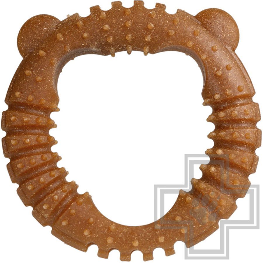 INDIGO Игрушка "Медведь" жевательная с древесным волокном для собак