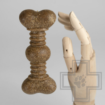 INDIGO Игрушка Кость "Шарнир" жевательная с древесным волокном для собак
