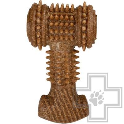 INDIGO Игрушка "Молоток" жевательная с древесным волокном для собак