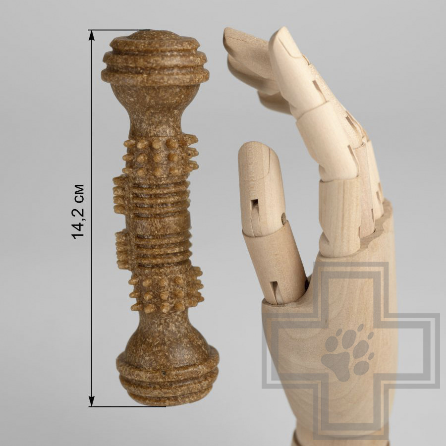 INDIGO Игрушка "Шкант" жевательная с древесным волокном для собак