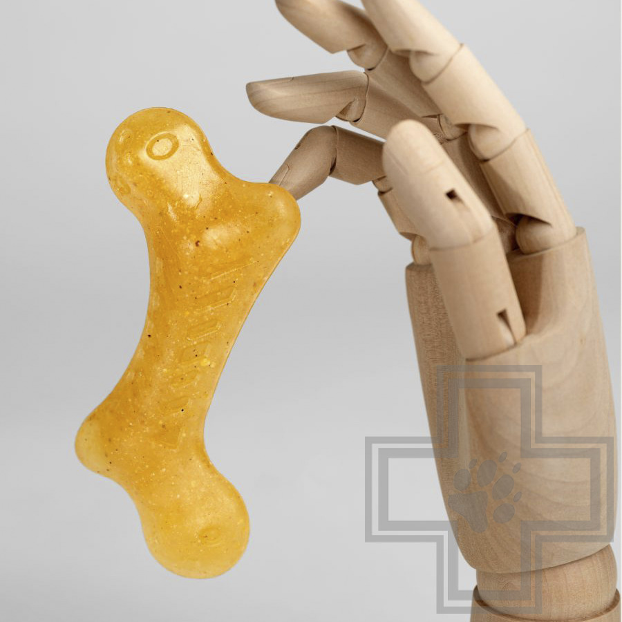 INDIGO Игрушка Кость "Бумеранг" жевательная с кукурузным волокном для собак