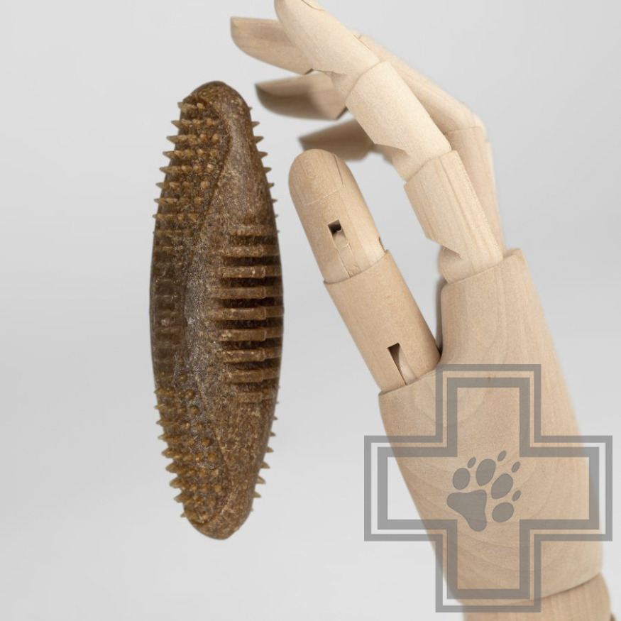 INDIGO Игрушка "Регби" жевательная с кукурузным волокном для собак INDIGO Игрушка "Регби" жевательная с кукурузным волокном для собак