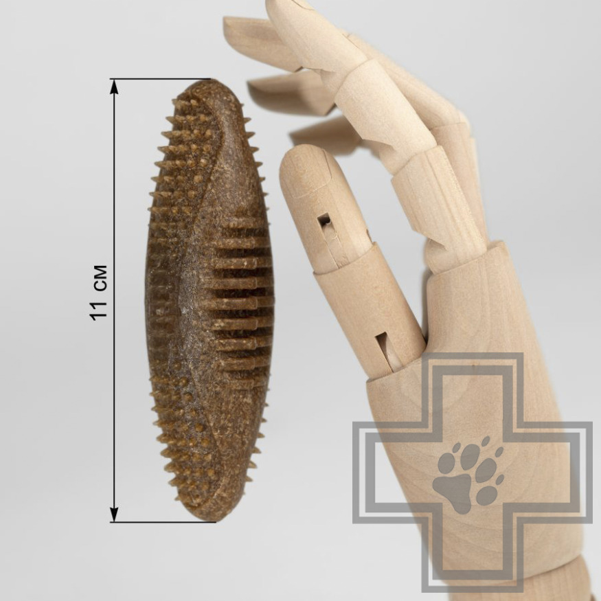 INDIGO Игрушка "Регби" жевательная с кукурузным волокном для собак INDIGO Игрушка "Регби" жевательная с кукурузным волокном для собак