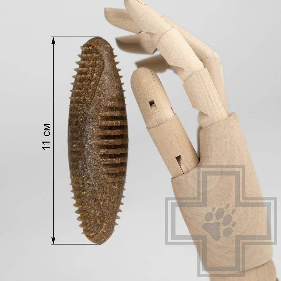 INDIGO Игрушка "Регби" жевательная с кукурузным волокном для собак